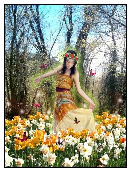 Wiccan spring goddess